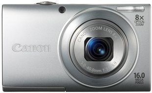 Canon Digital Camera PowerShot A4000IS (Silver) 16MP 8x Optical Zoom PSA4000IS(SL) - International Version N4