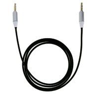 ABC&reg; 3.5mm Stereo Auxiliary Cable Male to Male Flat Audio Music Aux Cord (Black) N5