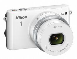 Nikon Mirrorless Interchangeable Lens Camera Nikon1 S2 Double Zoom Kit S2wzwh (White) N5