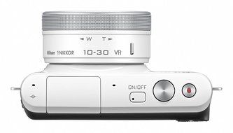 Nikon Mirrorless Interchangeable Lens Camera Nikon1 S2 Double Zoom Kit S2wzwh (White) N6