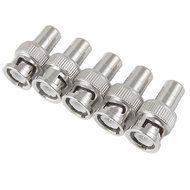5 Pcs BNC Male Plug to RCA Female RF Coaxial Connector for CCTV Video