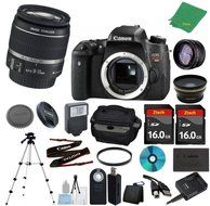 Canon Rebel T6S DSLR Camera with 18-55mm IS STM + 2pcs 16GB Memory + Case + Card Reader + Tripod + Starter Set...