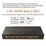 4 port HDMI 4K X 2Kswitcher LinkS 4 in 1 out HDMI Switch 1080P/HDMI 1.4a Supports 3D with IR Wireless Remote and... N23