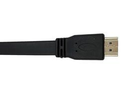 LEMENG 1FT Flat Slim High Speed HDMI Extension Cable A male to 90 Degree Up Angle A Male Cord N3