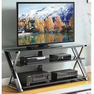 Whalen 3-In-1 Black TV Console for TVs up to 70 by Whalen N4