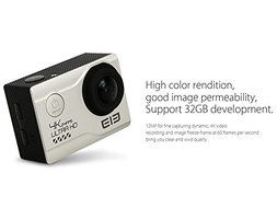 Elephone EleCam Explorer Elite 4K Action Camera - Sony IMX 078 CMOS Sensor, 170 Degree Lens, IP68, NTK96660 Chipset... N2