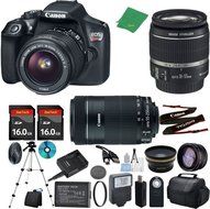 Canon T6 Camera with 18-55mm IS + 55-250mm STM Lens + 2pcs 16GB Memory + Case + Memory Card Reader + Tripod +...