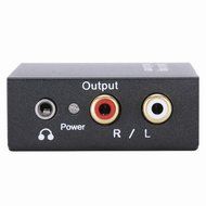 GHB Digital to Analog Audio Converter Optical Toslink Spdif Coaxial Inputs Audio Converter Decoder 3.5mm N2