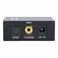 GHB Digital to Analog Audio Converter Optical Toslink Spdif Coaxial Inputs Audio Converter Decoder 3.5mm N3