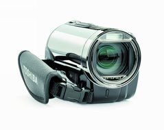 Toshiba Camileo X100 Full-HD Camcorder - Silver/Black (Discontinued by Manufacturer) N2
