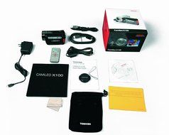 Toshiba Camileo X100 Full-HD Camcorder - Silver/Black (Discontinued by Manufacturer) N4