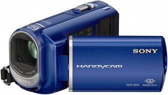 Sony DCR-SX41 Flash Camcorder w/60x Optical Zoom (Blue) N2
