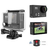 Sport Camera, TONSEE Waterproof H2R Super Slim Ultra HD 4K Video Sport Camera Remote Control, Black N3