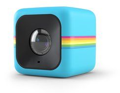 Polaroid Cube+ 1440p Mini Lifestyle Action Camera with Wi-Fi &amp; Image Stabilization (Blue) N14