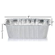 DOBI Loaf Pans - Disposable Aluminum Foil 2Lb Bread Pans, Standard Size - 8.5 X 4.5 X 2.5 Inches, Pack of 30.... N21