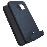 TYoung Soft TPU Brushed Skin Full Around Silicone Armor Case Shockproof Cover with Stand Support and Card Slot... N16