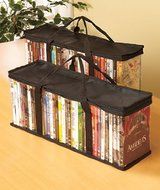 Set Of 2 Dvd Storage Bags (holds 40 Dvd&#039;s Each - 80 Total!)