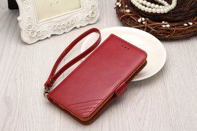 IPHONE 5SE CASE, Aroko 5S CASE Premium PU Leather Wallet Cover with Card Slots and Stand Function for Apple iPhone... N26