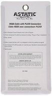 Astatic 302-10268 Grey 3' Cbl with Pl259 Connectors