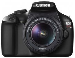 Canon Digital SLR Camera EOS Kiss X50 with EF-S18-55mm IS II Lens Kit (Black) - International Version (No Warranty) N8