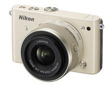 Nikon 1 J3 14.2 MP HD Digital Camera with 10-30mm VR 1 NIKKOR Lens (Beige) - International Version (No Warranty) N5