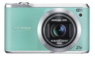 Samsung Smart Camera WB380F 16.3 MP Compact Digital Camera 1080p - Mint by Samnsung N5