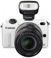 Canon mirror-less SLR camera EOS M2 triple lens kit (white) EF-M18-55mm F3.5-5.6 IS STM EF-M22mm F2 STM EF-M11... N2