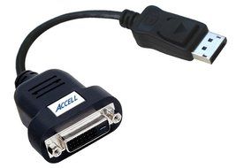 Accell B087B-005B UltraAV DisplayPort to DVI-D Active Single-Link Adapter - AMD Eyefinity&trade; Certified N6