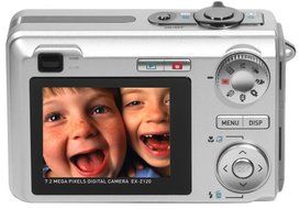 Casio Exilim EX-Z120 7.2MP Digital Camera with 3x Anti Shake Optical Zoom N4