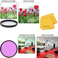49mm All Purpose Fluorescent (FLD) Multi-Coated UV Filter and UV Protective All-Purpose Filter Combo for Panasonic...