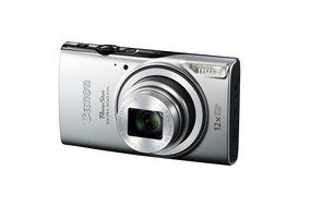 Canon PowerShot ELPH 350 HS - Wi-Fi Enabled (Silver) N12