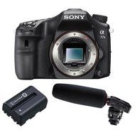 Sony a77II (Alpha 77 Mark II) Translucent Mirror DSLR Digital Camera, - Bundle With Tascam DR-10SG Camera-Mountable...
