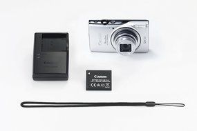 Canon PowerShot ELPH 350 HS - Wi-Fi Enabled (Silver) N13