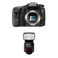 Sony A77II Digital SLR Camera - Body Only with Flash Bundle