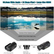 ORDRO HDV-V7 1080P Full HD Digital Video Camera Camcorder Max 24 Mega Pixels 16&times; Digital Zoom 3.0" Rotatable LCD... N4