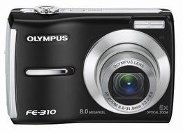 Olympus FE-310 8MP Digital Camera with 5x Optical Zoom (Silver) N6