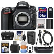 Nikon D750 Digital SLR Camera Body with 64GB Card + Case + Battery &amp; Charger + Grip + Tripod + Kit