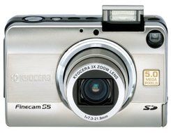 Kyocera Finecam S5 5MP Digital Camera w/ 3x Optical Zoom