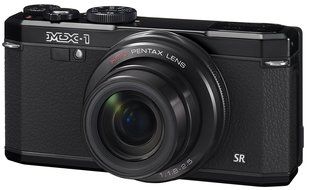 Pentax MX-1 12 MP Black Digital Camera with 4x Optical Image Stabilized Zoom and 3-Inch LCD Screen N9