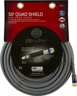 GE 87667 Quad Shielded G6 50-Feet Coaxial Cable, Gray N2