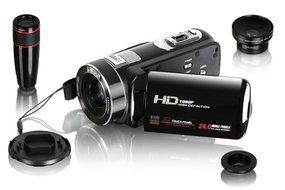 Video Camcorder, Besteker Portable HD 1080p IR Night Vision Max. 24.0 MP Enhanced Digital Camera Camcorders DV... N15