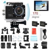 PINGKO F71 WIFI Full HD Sports Action Camera,1080P 30fps 12MP 2.0 Inch LCD Screen 170 Degree Wide Angle Lens Waterproof... N11