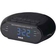 New RCA RC207 Dual Wake Clock Radio with USB Charging