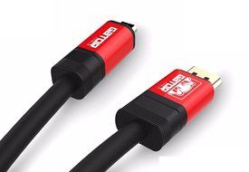 Gator Cable 10 feet Red Micro HDMI to HDMI Cable Adapter with durable and rugged aluminum housing Converter for... N3
