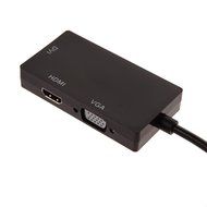 Leedemore Mini Display Port Adapter 3 in 1 Thunderbolt Mini DisplayPort to HDMI/DVI/VGA Adapter M/F Converter... N17