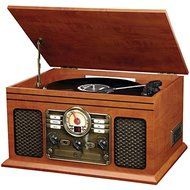 INNOVATIVE ITVS-200B 6-in-1 Bluetooth(R) Nostalgic Entertainment Center