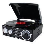 3-Speed Stereo Turntable with AM and FM Stereo Radio