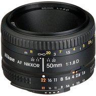 Nikon AF FX NIKKOR 50mm f/1.8D Lens with Auto Focus for Nikon DSLR Cameras International Version (No warranty)