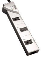Tripp Lite 7 Right Angle Outlet Surge Protector Power Strip, 6ft Cord Right Angle Plug, Tel/Modem, &amp; $50K INSURANCE... N3