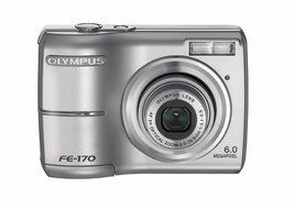 Olympus FE-170 6MP Digital Camera with 3x Optical Zoom N3